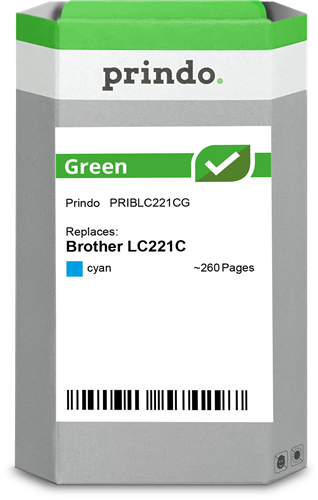 Prindo Green Cyan Cartucho de tinta