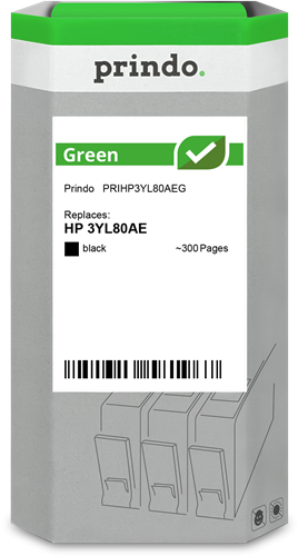 Prindo Green Černá Inkoustovou kazetu