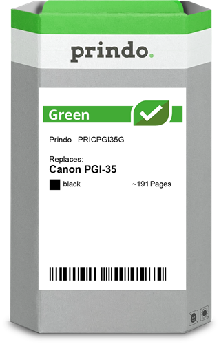Prindo Green Černá Inkoustovou kazetu