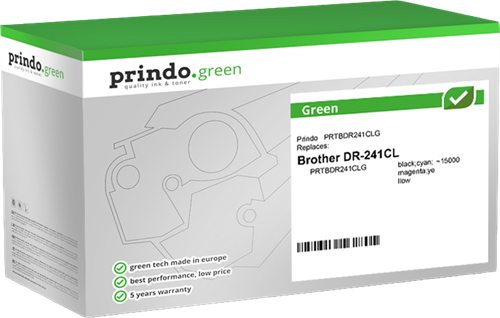 Prindo Green imaging drum black / cyan / magenta / yellow