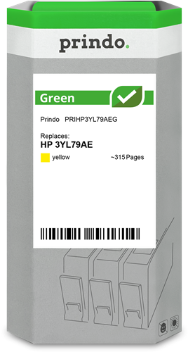 Prindo Green žlutý Inkoustovou kazetu