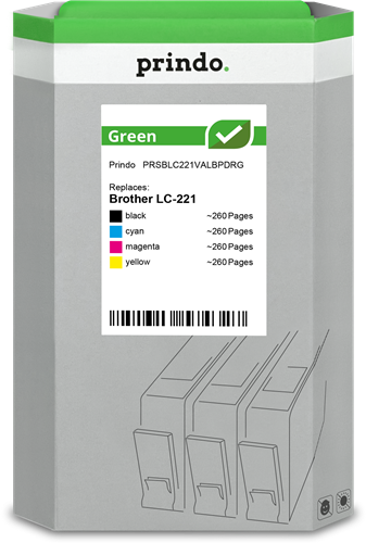 Prindo Green Pack Preto / Cyan / Magenta / Amarelo