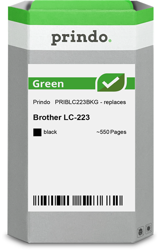Prindo Green Preto Cartucho de tinta