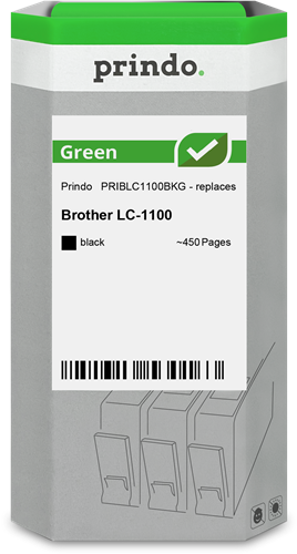 Prindo Green Preto Cartucho de tinta
