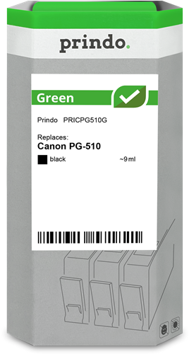 Prindo Green Preto Cartucho de tinta