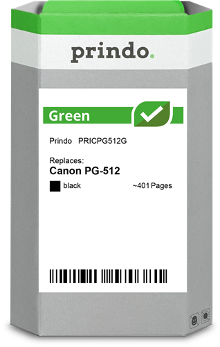 Prindo Green Preto Cartucho de tinta