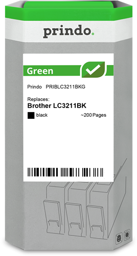 Prindo Green Preto Cartucho de tinta
