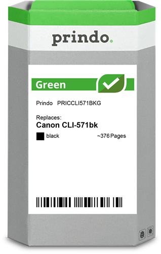 Prindo Green Preto Cartucho de tinta
