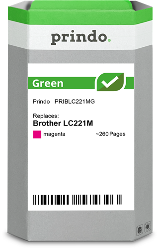 Prindo Green purpurová Inkoustovou kazetu