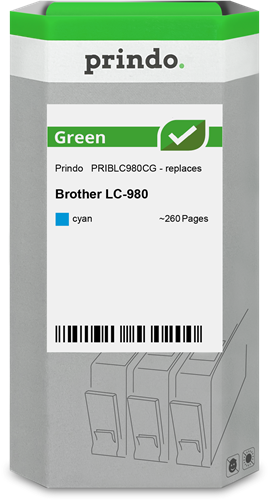 Prindo Green tyrkysová Inkoustovou kazetu