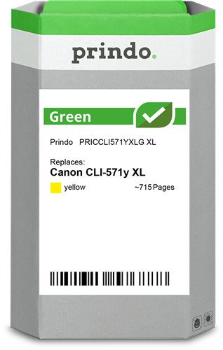 Prindo Green XL Amarelo Cartucho de tinta