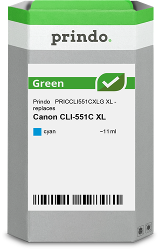 Prindo Green XL cian Cartucho de tinta
