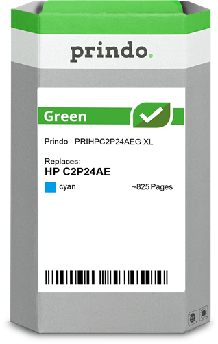 Prindo Green XL Cyan Cartucho de tinta