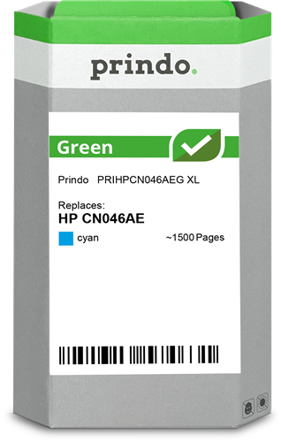 Prindo Green XL Cyan Cartucho de tinta