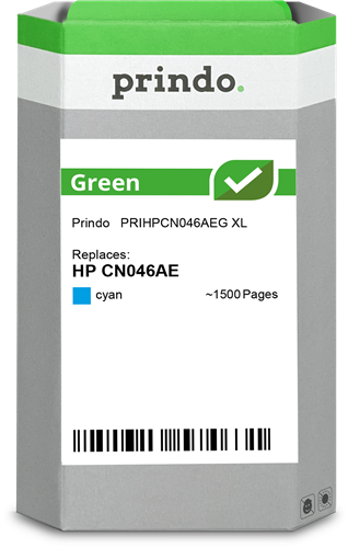 Prindo Green XL cyan inktpatroon