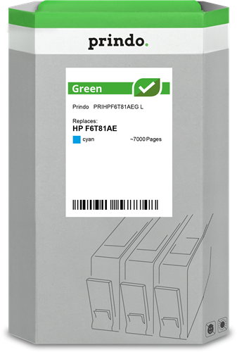 Prindo Green XL cyan kardiż atramentowy