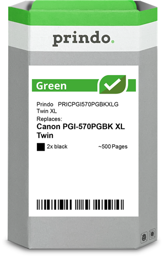 Prindo Green XL Černá