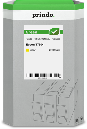 Prindo Green XL geel inktpatroon