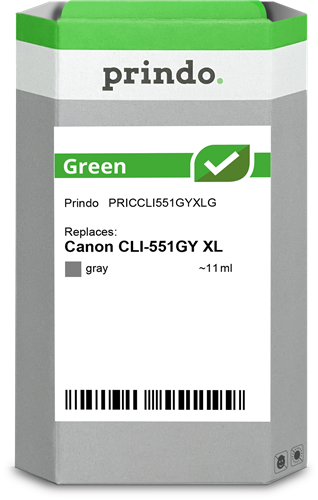 Prindo Green XL Grigio Cartuccia d'inchiostro