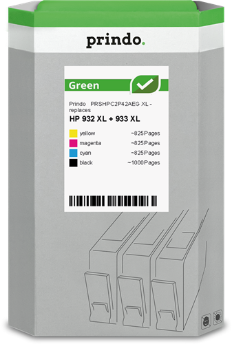 Prindo Green XL Pack Preto / Cyan / Magenta / Amarelo