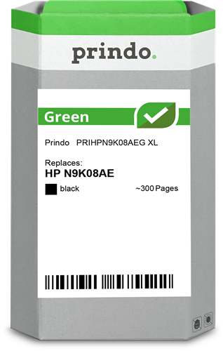 Prindo Green XL Preto Cartucho de tinta