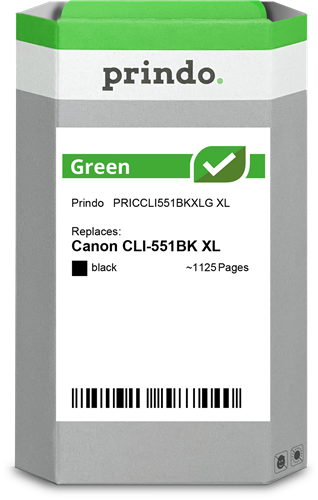 Prindo Green XL Preto Cartucho de tinta