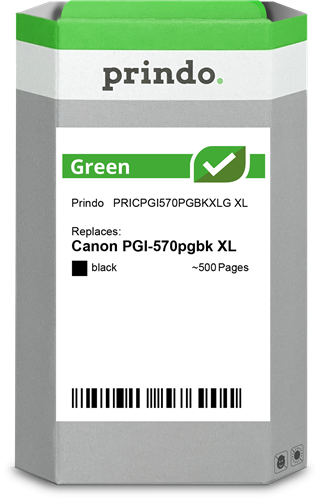 Prindo Green XL Preto Cartucho de tinta