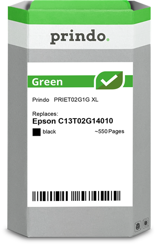 Prindo Green XL Preto Cartucho de tinta