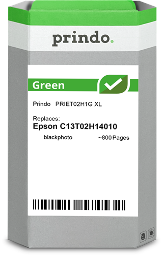 Prindo Green XL Preto (foto) Cartucho de tinta