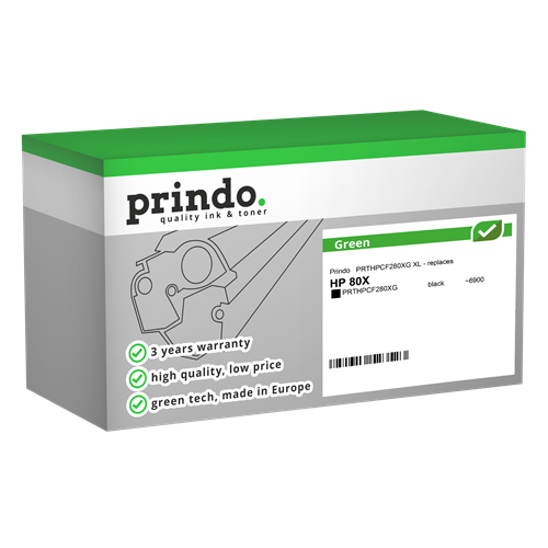 Prindo Green XL Preto Tóner