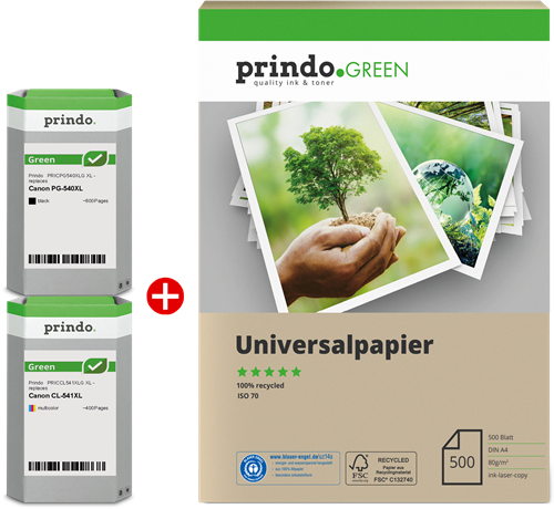 Prindo Green XL Preto / várias cores Value Pack