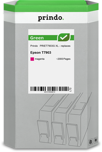 Prindo Green XL purpurová Inkoustovou kazetu
