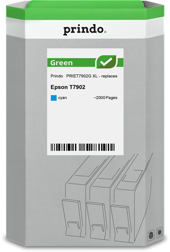 Prindo Green XL tyrkysová Inkoustovou kazetu