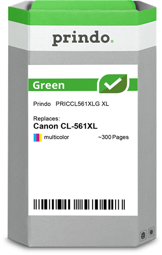 Prindo Green XL várias cores Cartucho de tinta
