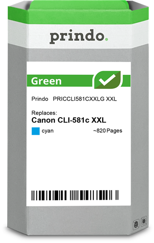 Prindo Green XXL Cyan Cartucho de tinta