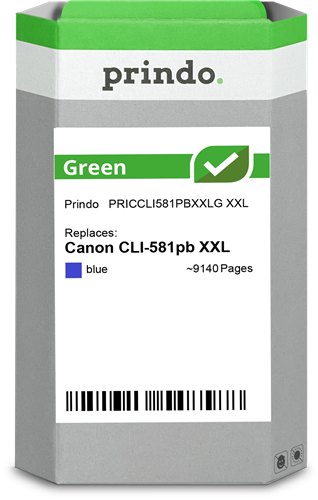 Prindo Green XXL Modrý Inkoustovou kazetu