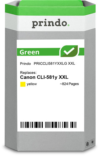 Prindo Green XXL yellow ink cartridge