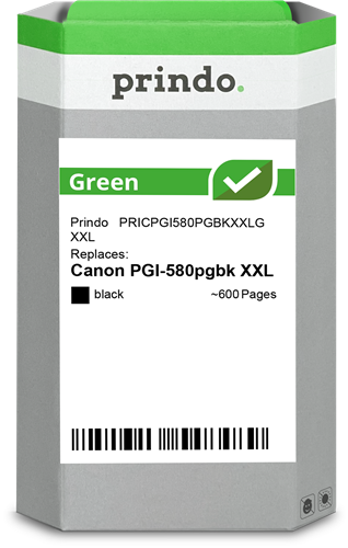 Prindo Green XXL zwart inktpatroon