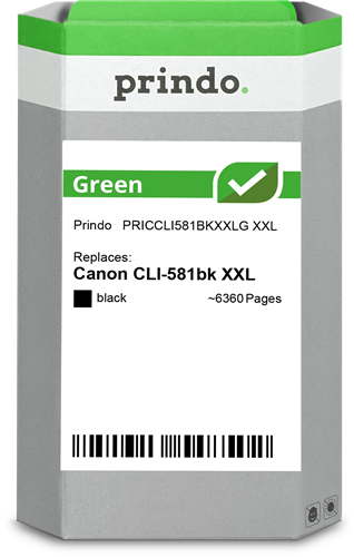 Prindo Green XXL zwart inktpatroon