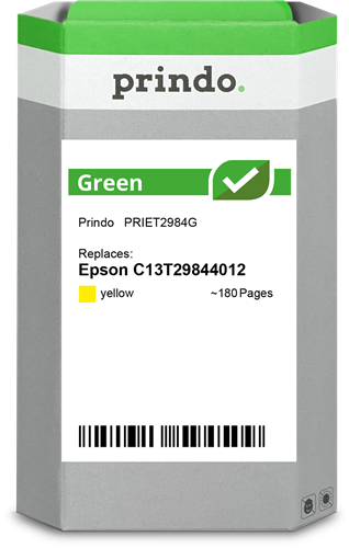 Prindo Green yellow ink cartridge