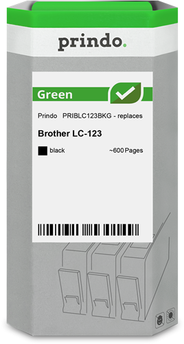 Prindo Green zwart inktpatroon