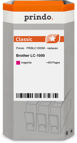 Prindo LC-1000 magenta Cartuccia d'inchiostro