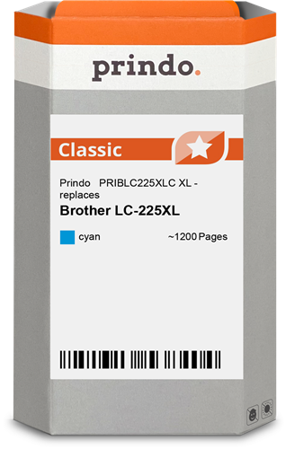 Prindo LC-225XL cyan ink cartridge