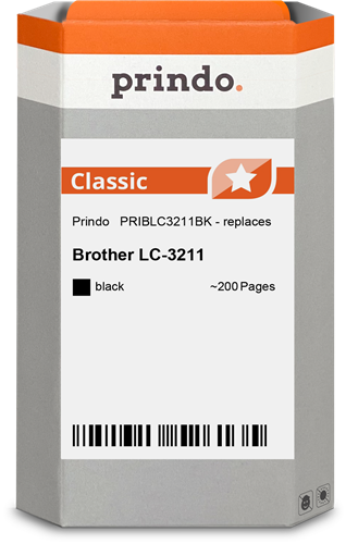 Prindo LC-3211 nero Cartuccia d'inchiostro