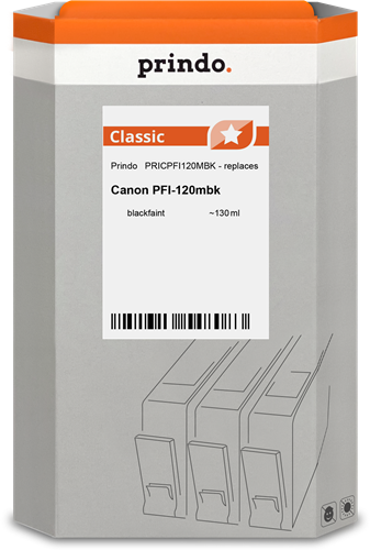 Prindo PFI-120 Schwarz (Matt) Tintenpatrone