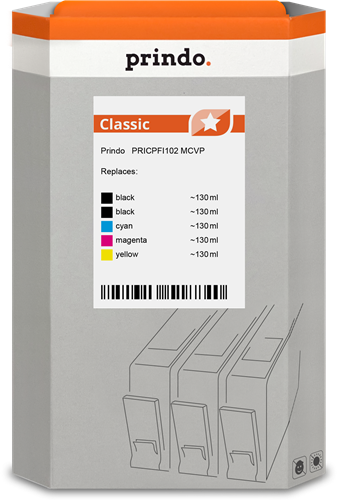 Prindo PRICPFI102 MCVP nero / ciano / magenta / giallo / nero Value Pack