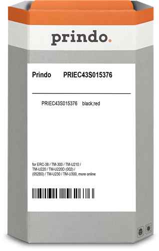 Prindo PRIEC43S015376 Nastro colorato nero / Rosso