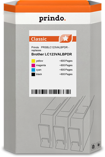 Prindo PRSBLC123VALBPDR Multipack Noir(e) / Cyan / Magenta / Jaune