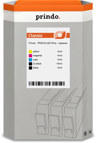Prindo PRSCCLI521Plus Multipack nero / ciano / magenta / giallo