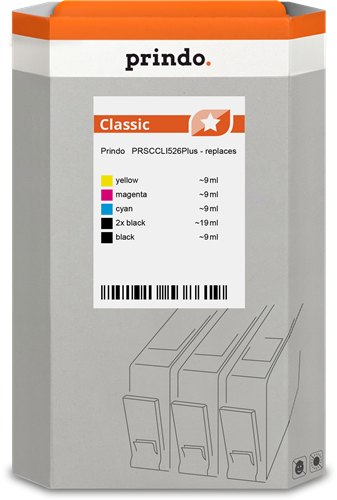 Prindo PRSCCLI526Plus zestaw czarny / cyan / magenta / żółty